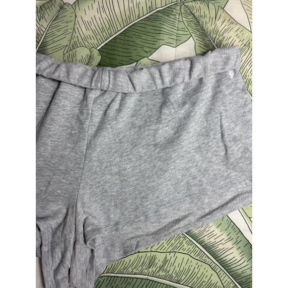 Victoria's Secret Heather Grey Angel Wing Cotton Mini Pajama Shorts Size Large - Picture 6 of 8